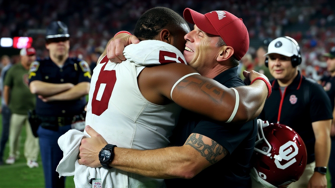 Oklahoma Soars to No. 8 in CFP Rankings After Upset Win Over Alabama